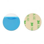 2x Rond metalen plaatje voor magnetische houder
